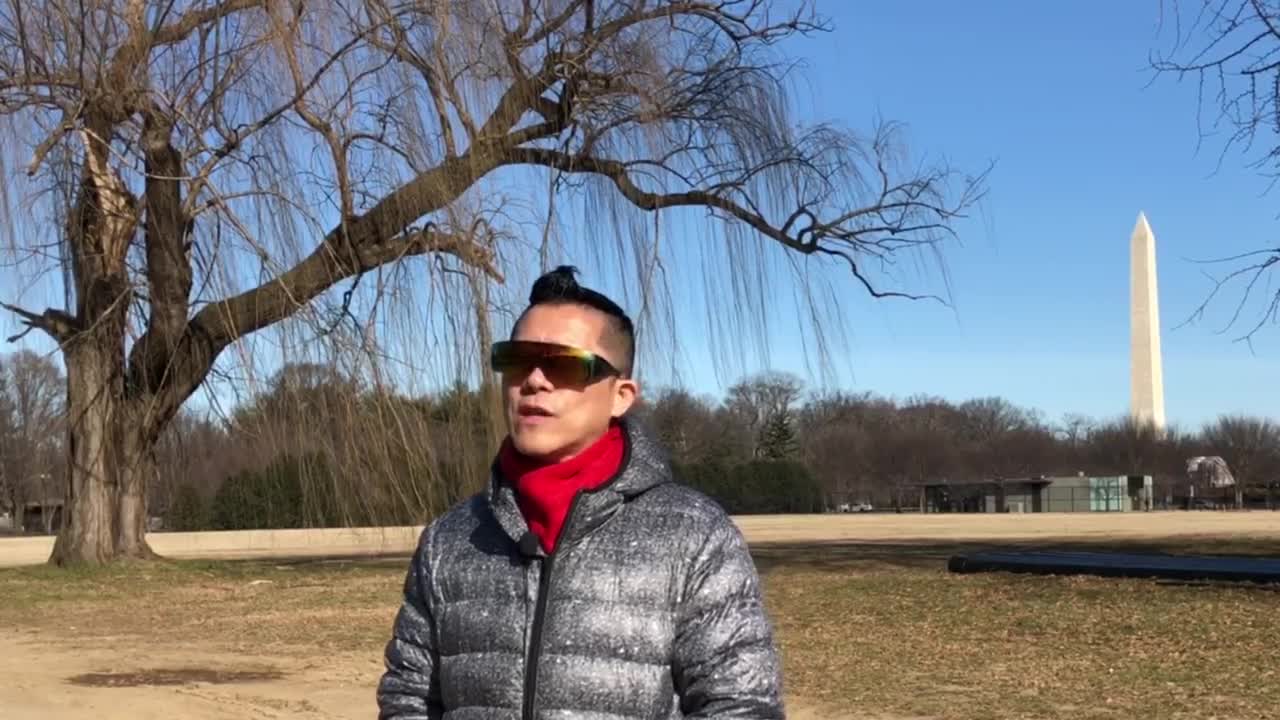 we 阔别三周回访华盛顿DC：满城尽是水泥墩，警察士兵铁丝网。爱国者感叹：全世界基督教最后的坚固堡垒终于被魔鬼从内部打垮！