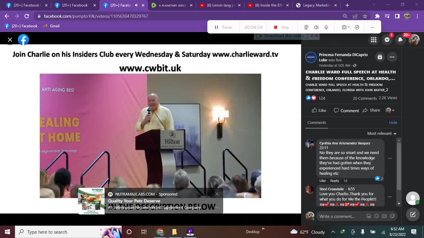 ᴄʜᴀʀʟɪᴇ ᴡᴀʀᴅ ғᴜʟʟ sᴘᴇᴇᴄʜ ᴀᴛ ʜᴇᴀʟᴛʜ & ғʀᴇᴇᴅᴏᴍ ᴄᴏɴғᴇʀᴇɴᴄᴇ, ᴏʀʟᴀɴᴅᴏ, ғʟᴏʀɪᴅᴀ ᴡɪᴛʜ ᴊᴏʜɴ ʙᴀxᴛᴇʀ_𝟸