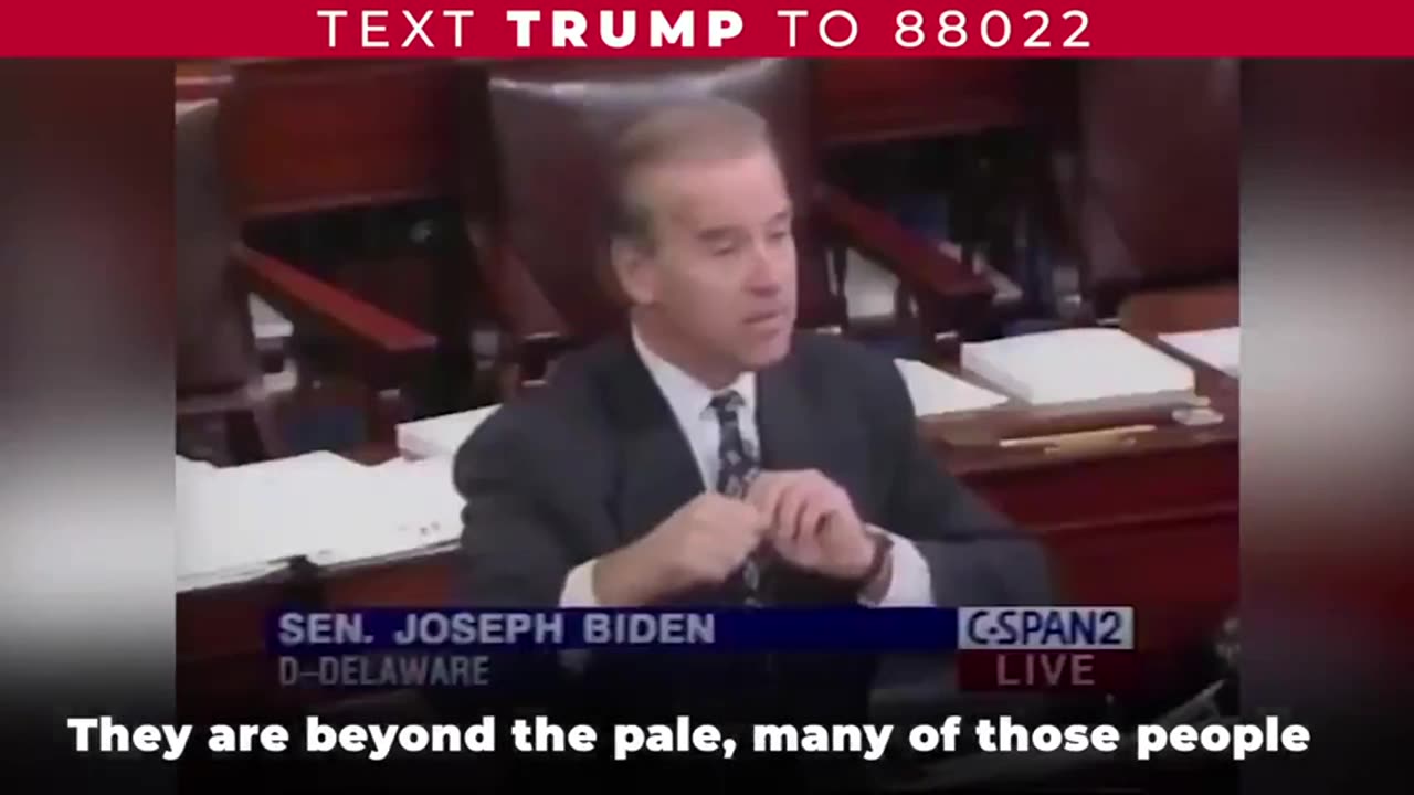FLASHBACK Crooked Joe Biden repeatedly called young black men predators