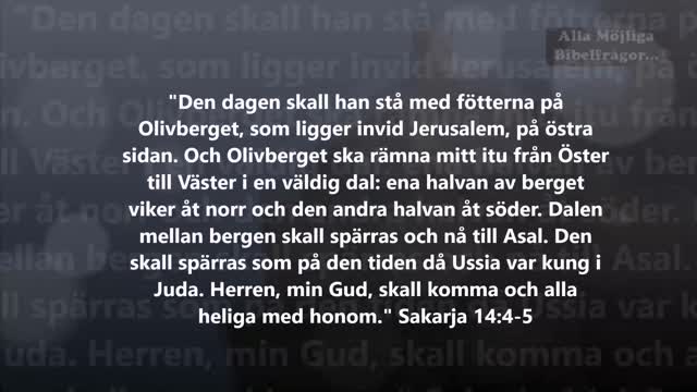 På Olivberget i Jerusalem, Jesu Återkomst, Antikrist, Dödsskuggans dal, m.m