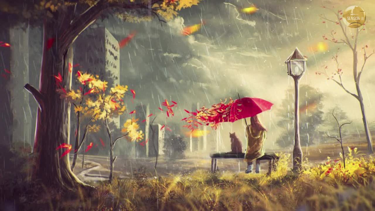 8 Hours Relaxing Music & Rain Sounds | Piano Music For Stress Relief, Sleeping Music