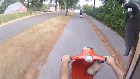 Vespa flatland ride out.