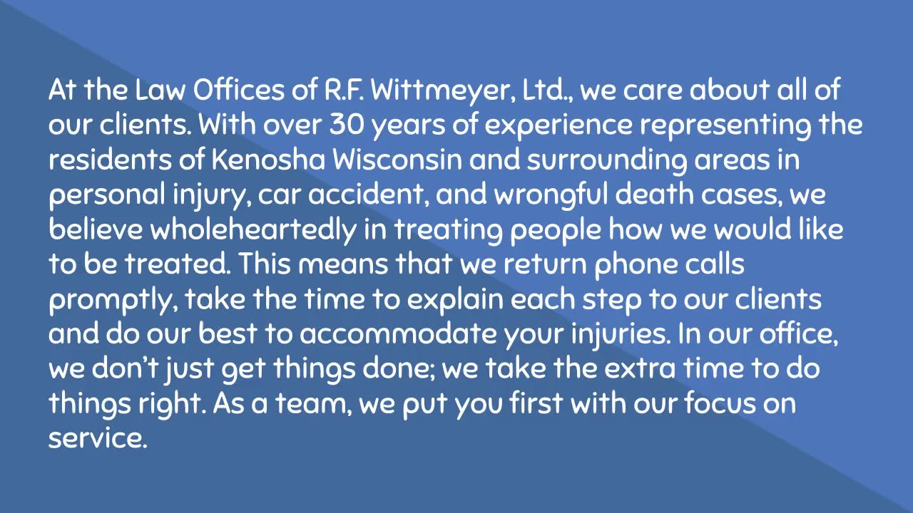 Kenosha personal injury attorney