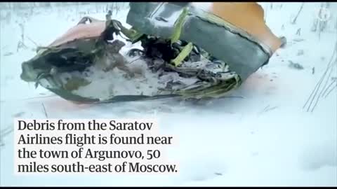 Debris from crashed Russian plane found 50 miles from Moscow