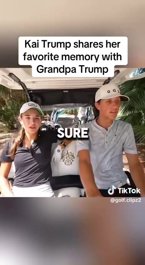 Kai Trump shares her Favorite Memory that she had with Grandpa Trump