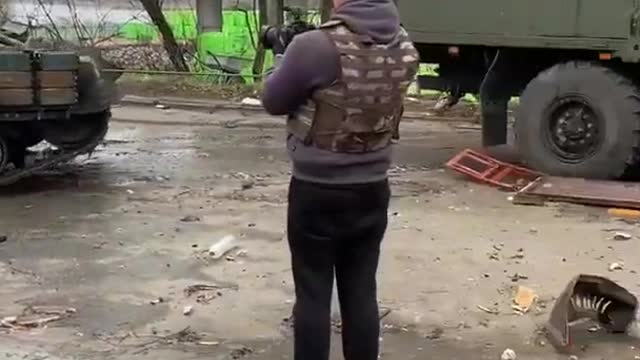 Recaptured city of Hostomel, Ukraine #Shorts