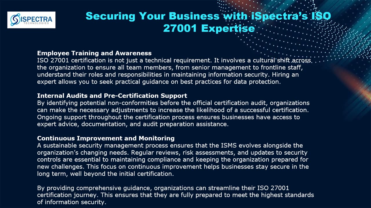 Securing Your Business with iSpectra’s ISO 27001 Expertise
