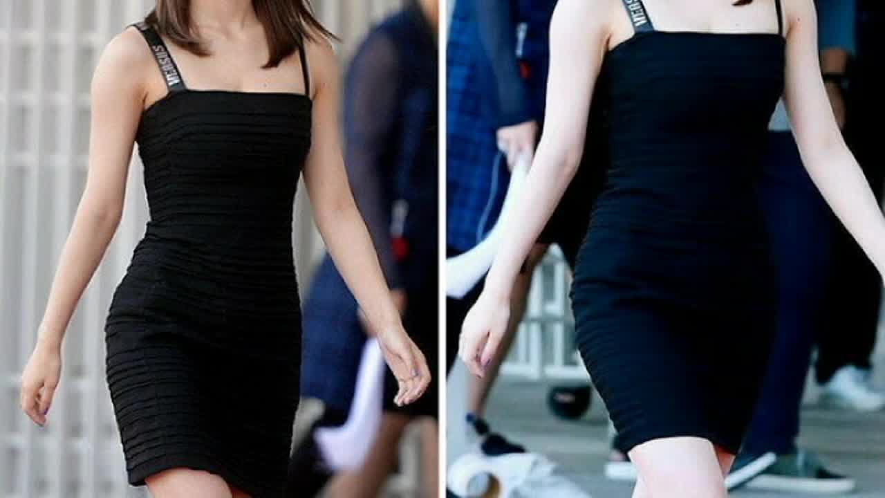 TWICE Momo Looks Stunning In This Black Dress!