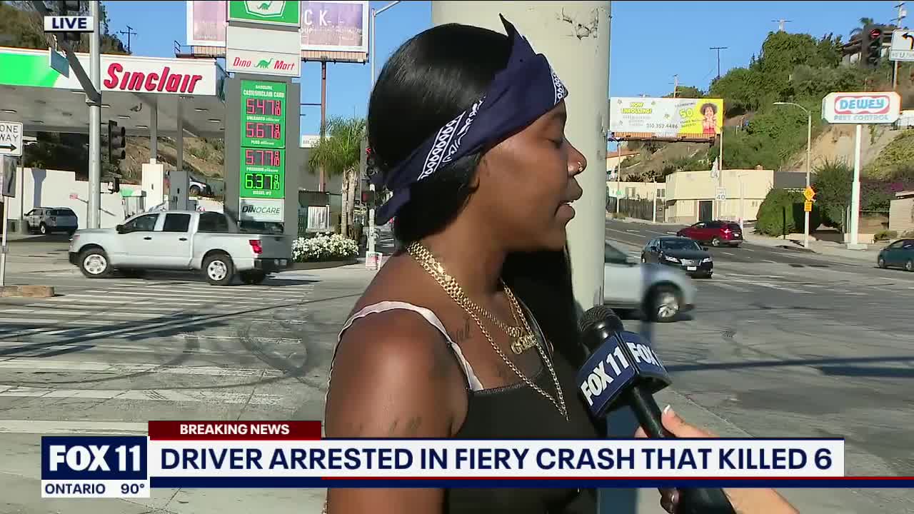 WARNING graphic video: Woman charged in fiery California wreck that killed multiple people