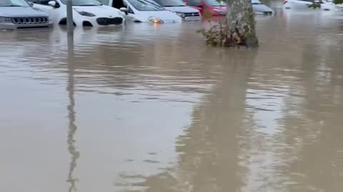 Heavy flooding in Budrio, Italy 🇮🇹 (20.10.2024)