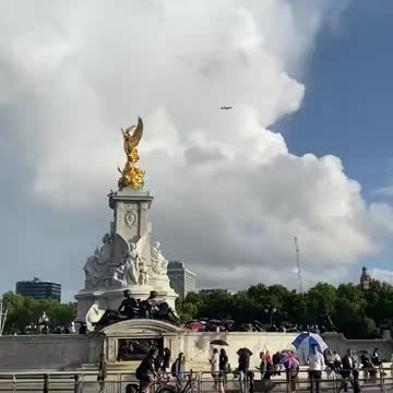 Double Rainbow Over Buckingham On The Day Of The Queens Death