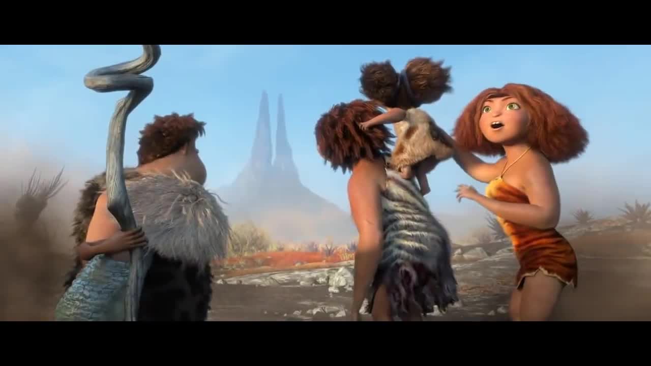The Croods - Guy & Eep go to finding " Tomorow" Lands - Best Funny Moments-6