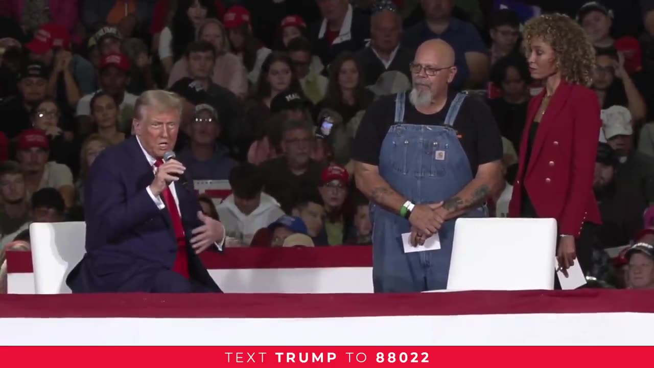 Trump: "Yes, I'll protect Social Security & Medicare! Biden-Harris crushed fixed incomes."