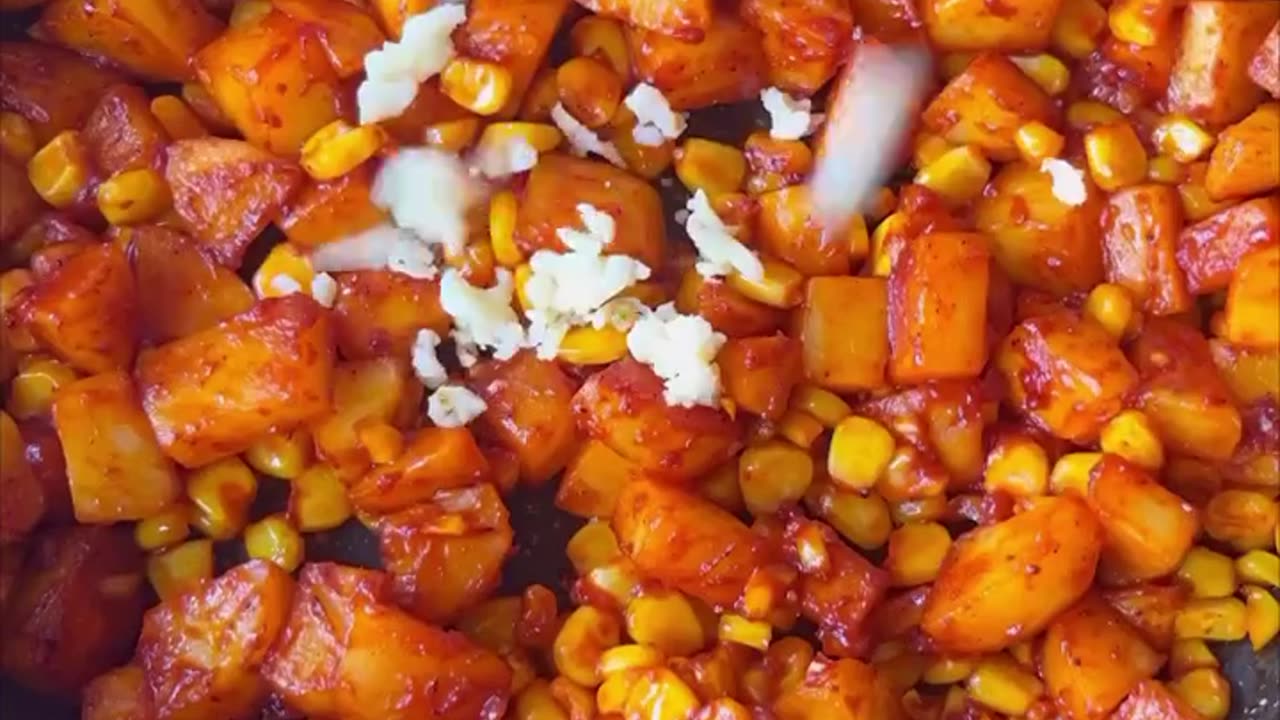 Corn chili potato🤤🤤🤤🤤