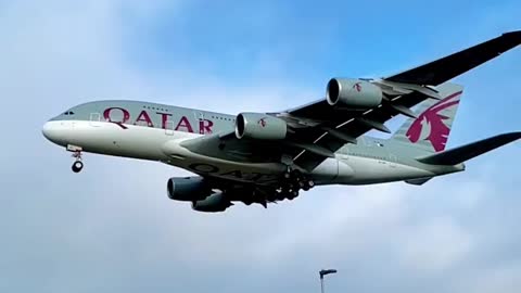 Airplane landing