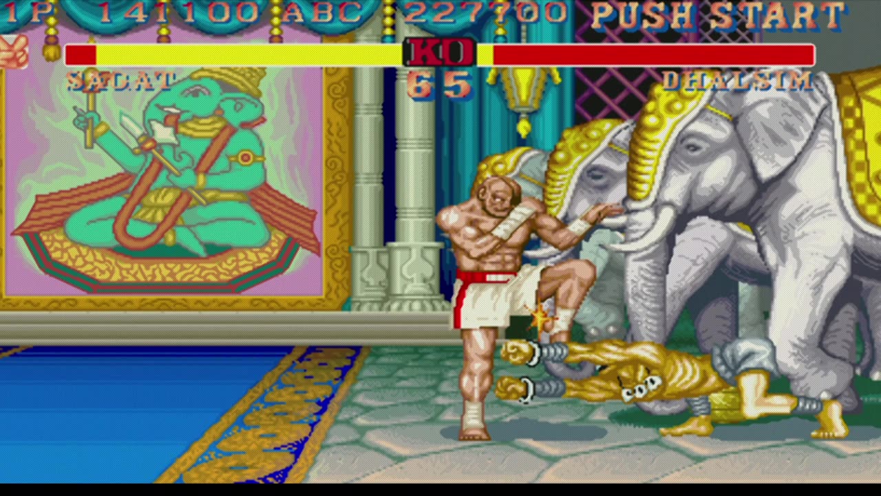 Sagat vs Dhalsim