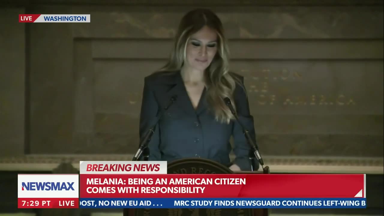 First Lady Melania Trump Discusses Her Immigration Process To Become An American Citizen