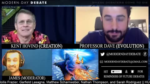 KENT HOVIND VS STUPID DR DAVE DEBATE CREATIONISM