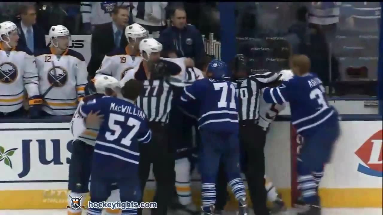 Toronto vs. Buffalo Line Brawl!!