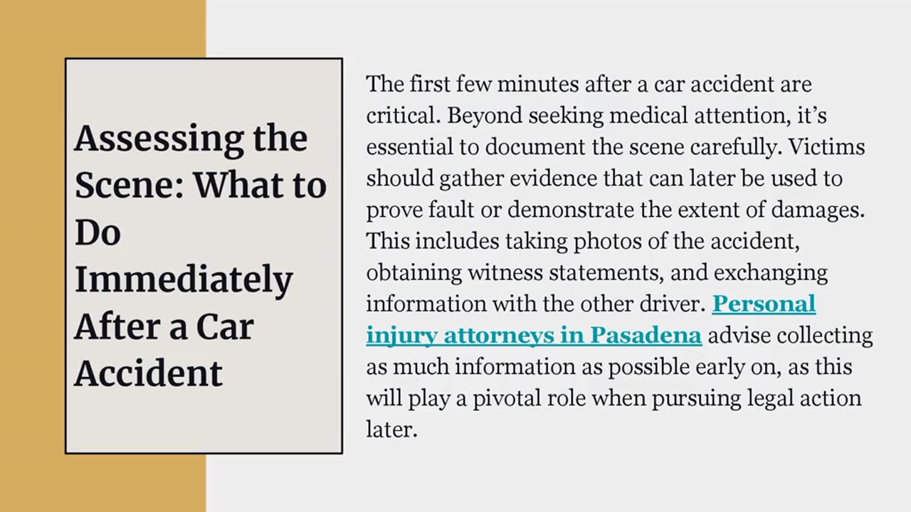 Turning the Tide After a Car Accident: Innovative Legal Solutions in Pasadena