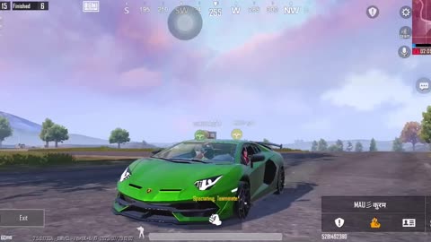 BGMI Lamborghini super car drive gaming video