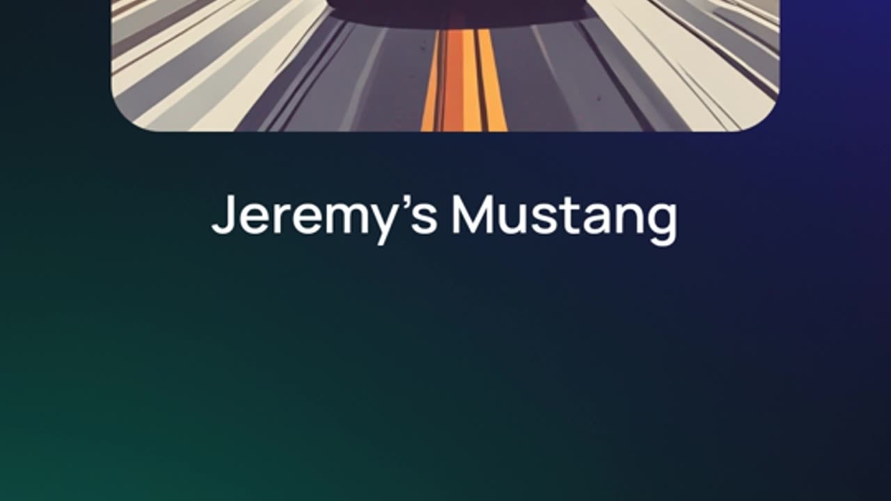 Jeremy's Mustang