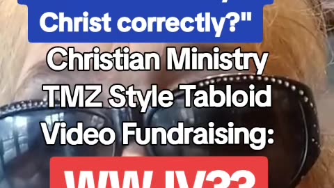 TMZ TABLOID STYLE CHRISTIAN MINISTRY VIDEO