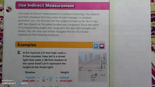 Gr 8 - Ch 7 - Lesson 5 - Similar Triangles and Indirect Measurement