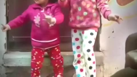 Cute baby dance