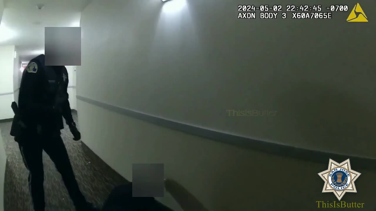 Bodycam of a shootout that injured 2 San Jose officers, suspect who jumped out of a 3rd story window