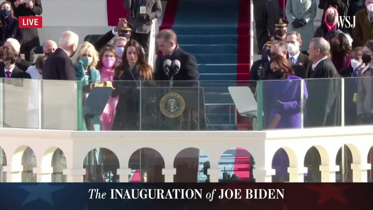 Inauguration was filmed twice