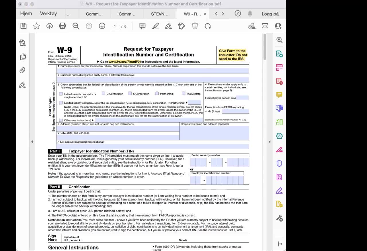 20092022 Common Law Court - om UCC - IRS - W-9