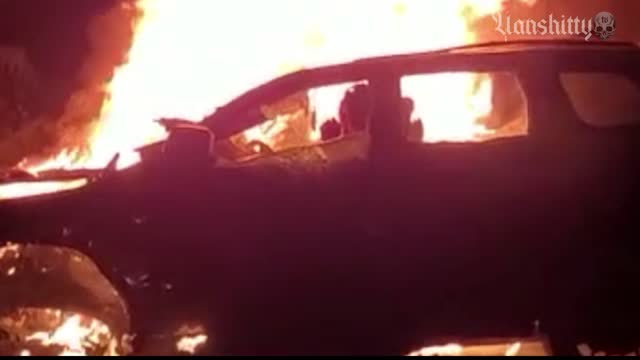 Man Burns Alive After Car Crash