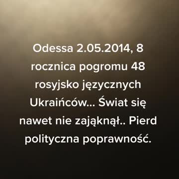 Odessa 2.05.2014, rocznica pogromu rosyjsko języcznych upadlińców...