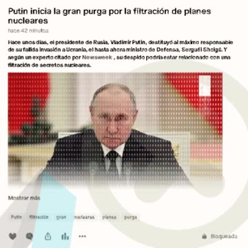Putin inicia la gran purga por la filtración de planes nucleares