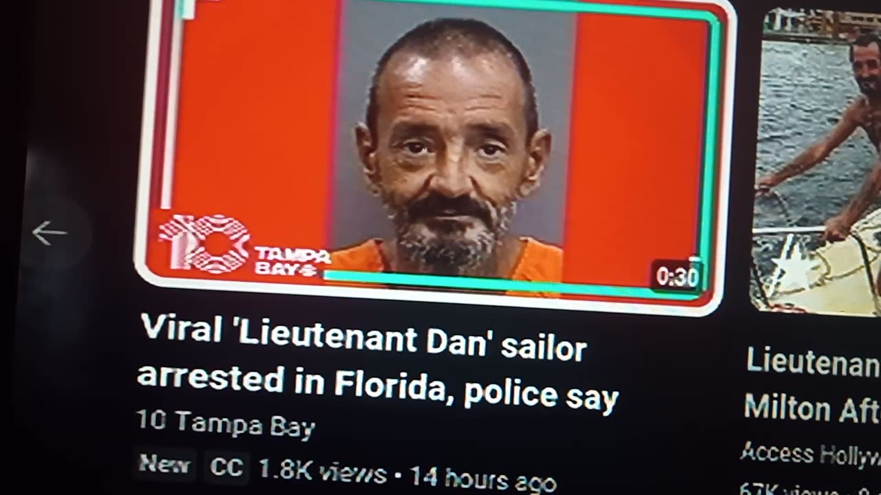 Lt Dan victimized and boat stolen