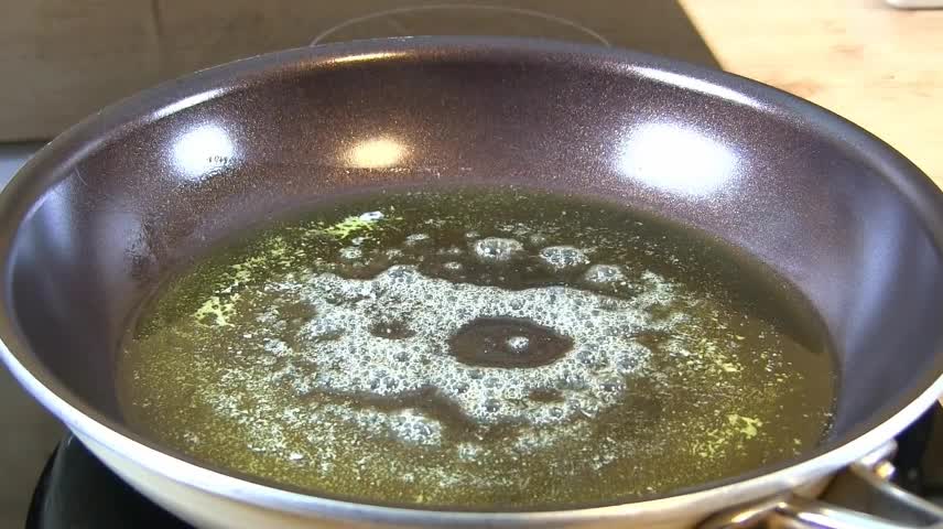 Preparation For Frying Cod Fillets