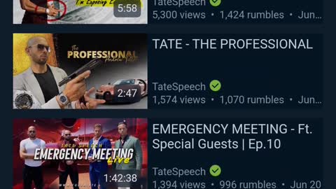 Tatespeech hit over 300k