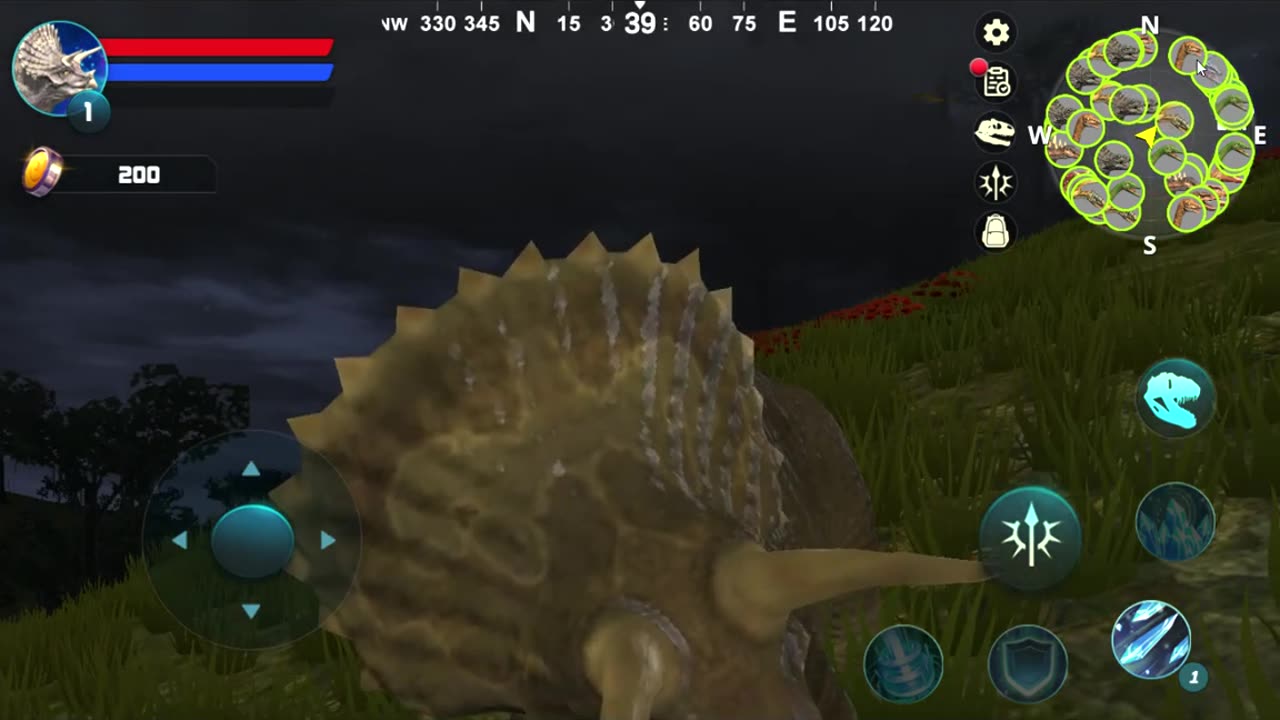 Fierce DINOSAUR fights in the game Triceratops Simulator - Part 1