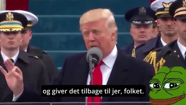 Militærets besked ved Trumps indsættelsestale