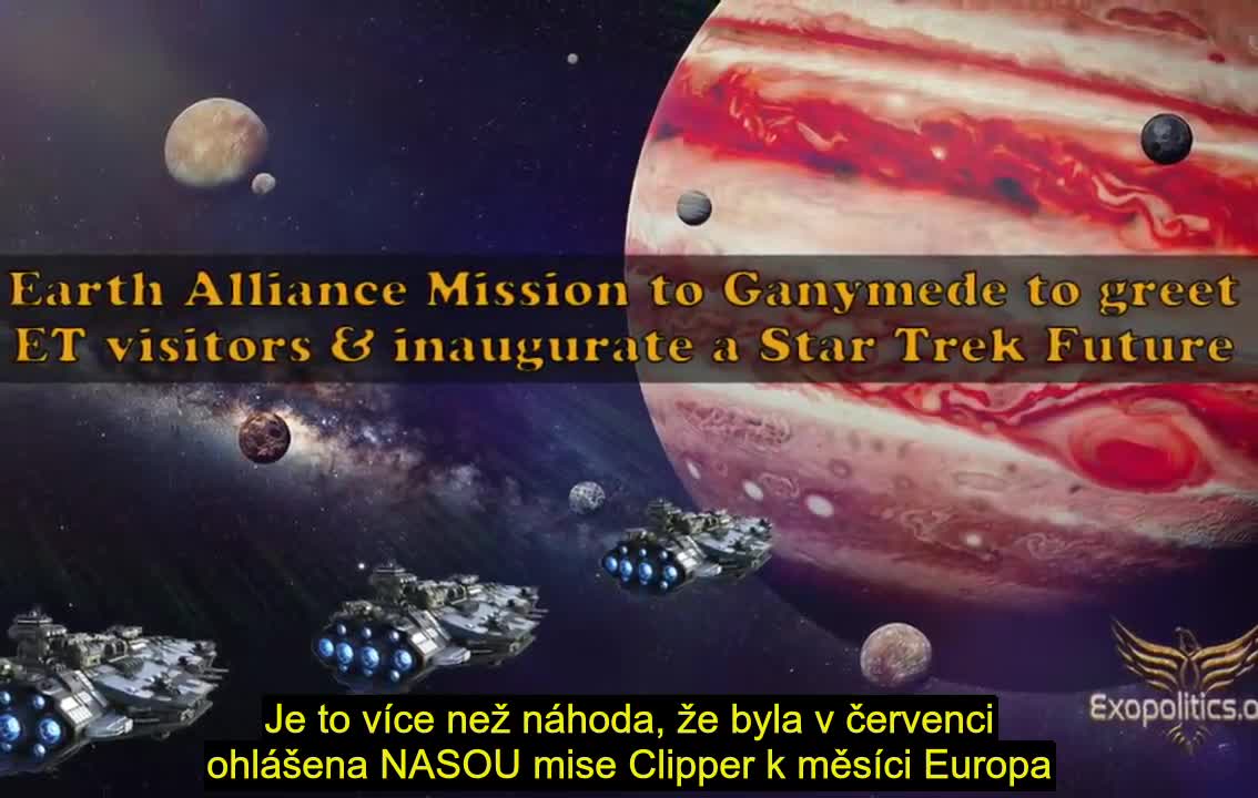 CZ Titulky - Dr.Michael Salla - Tajná mise na Ganymede