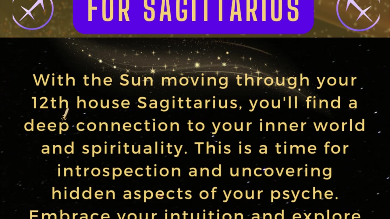 SAGITTARIUS - Mystical Intuition & Self Awareness