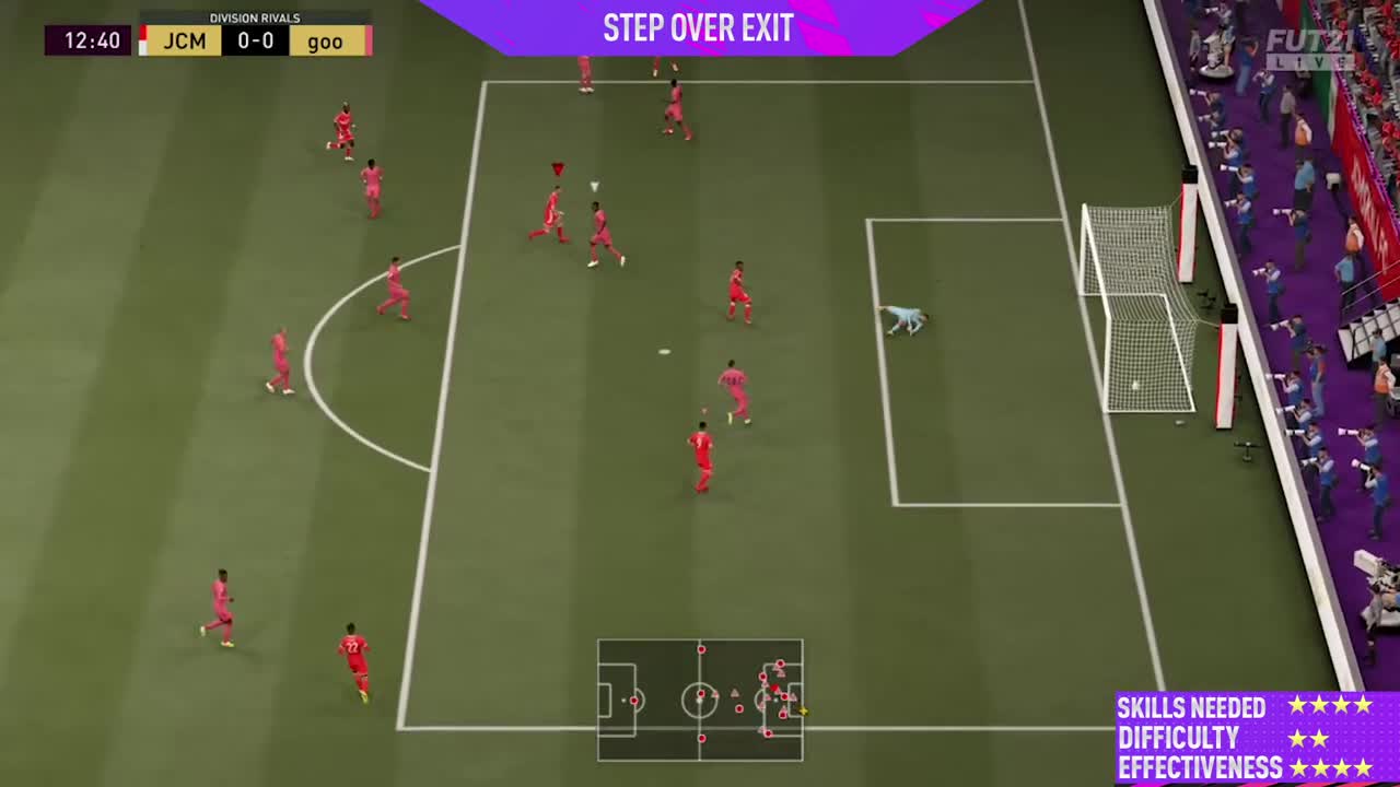 FIFA 21 Step Over Exit Tutorial | Simple & Effective Skill Tutorial