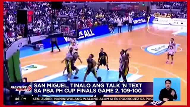 San Miguel Beermen,tinalo ang TNT TropangGiga sa Game 2 ngPBA PH Cup Finals