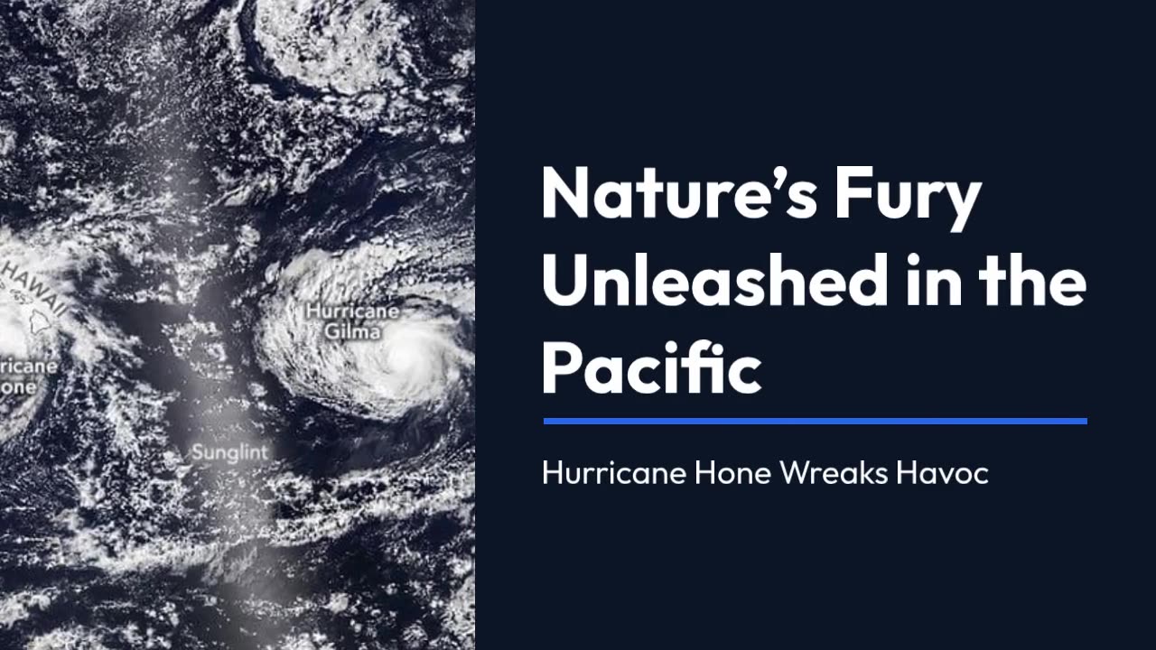 Nature’s Fury Unleashed in the Pacific: Hurricane Hone Wreaks Havoc