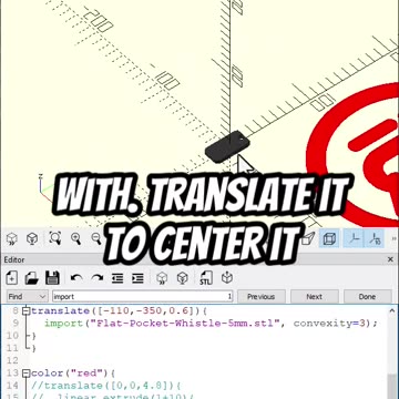 OpenScad: Personalize existing item