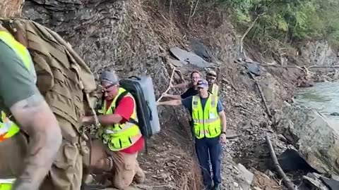 Americans saving other Americans because Kamala and Joe left them stranded