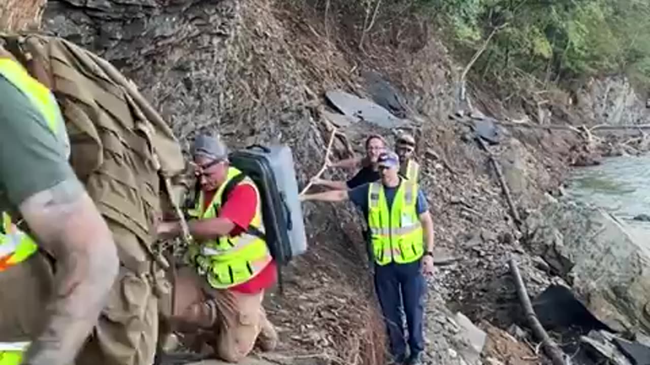 Americans saving other Americans because Kamala and Joe left them stranded