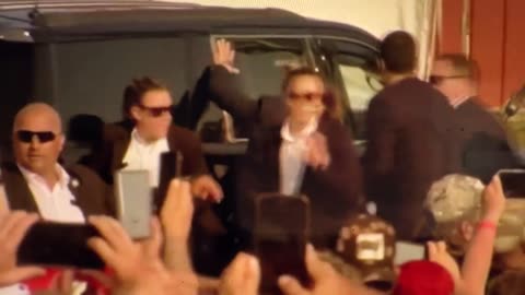 Female Secret Service Agents in action after Trump shot