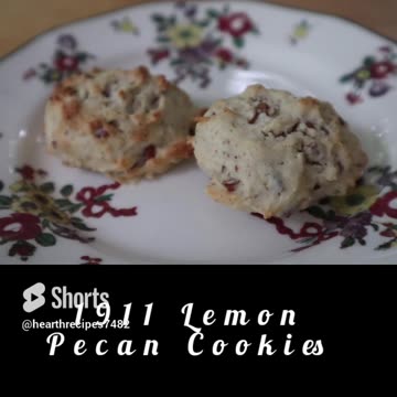1911 Lemon Pecan Cookies